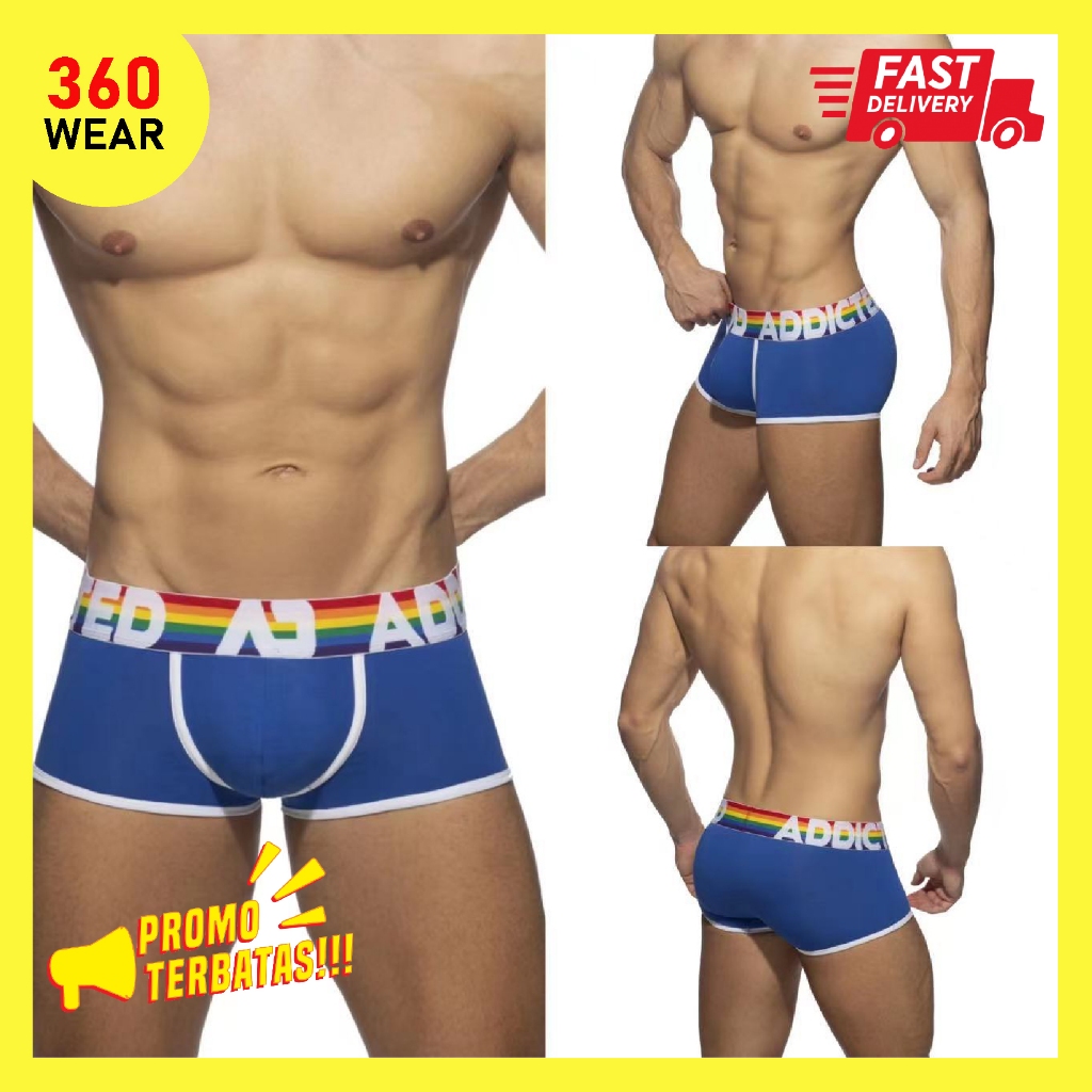 Celana Dalam Pria Men Underwear Boxer Brief ADDICTED Pouch