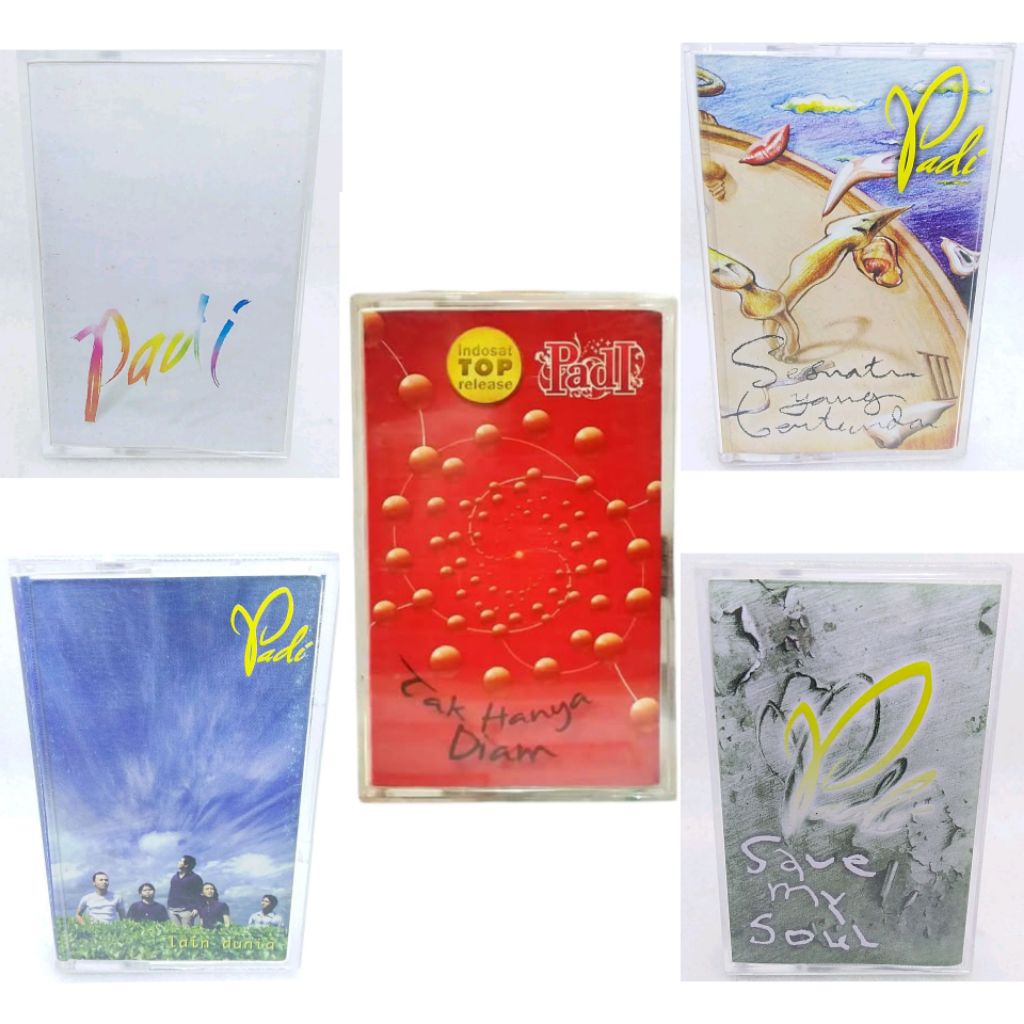 Kaset pita PADI - sesuatu yang tertunda - lain dunia - save my soul - self titled - tak hanya diam