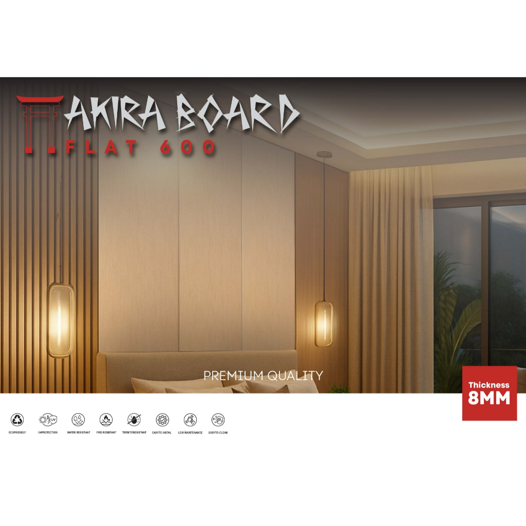 WALLBOARD AKIRA / WALLBOARD / DEKORASI DINDING