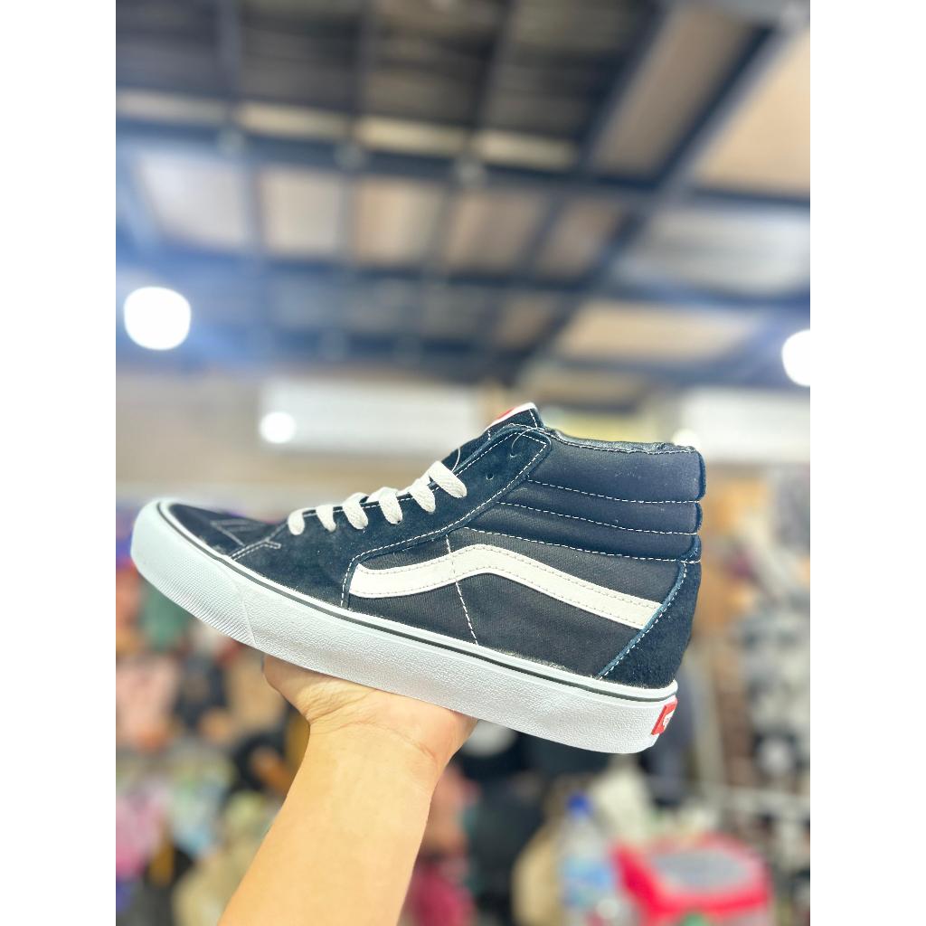 Sepatu Pria SK8 High Cut Kasual dan Trendi – Cocok untuk Gaya Streetwear Sehari-hari Ukuran 4