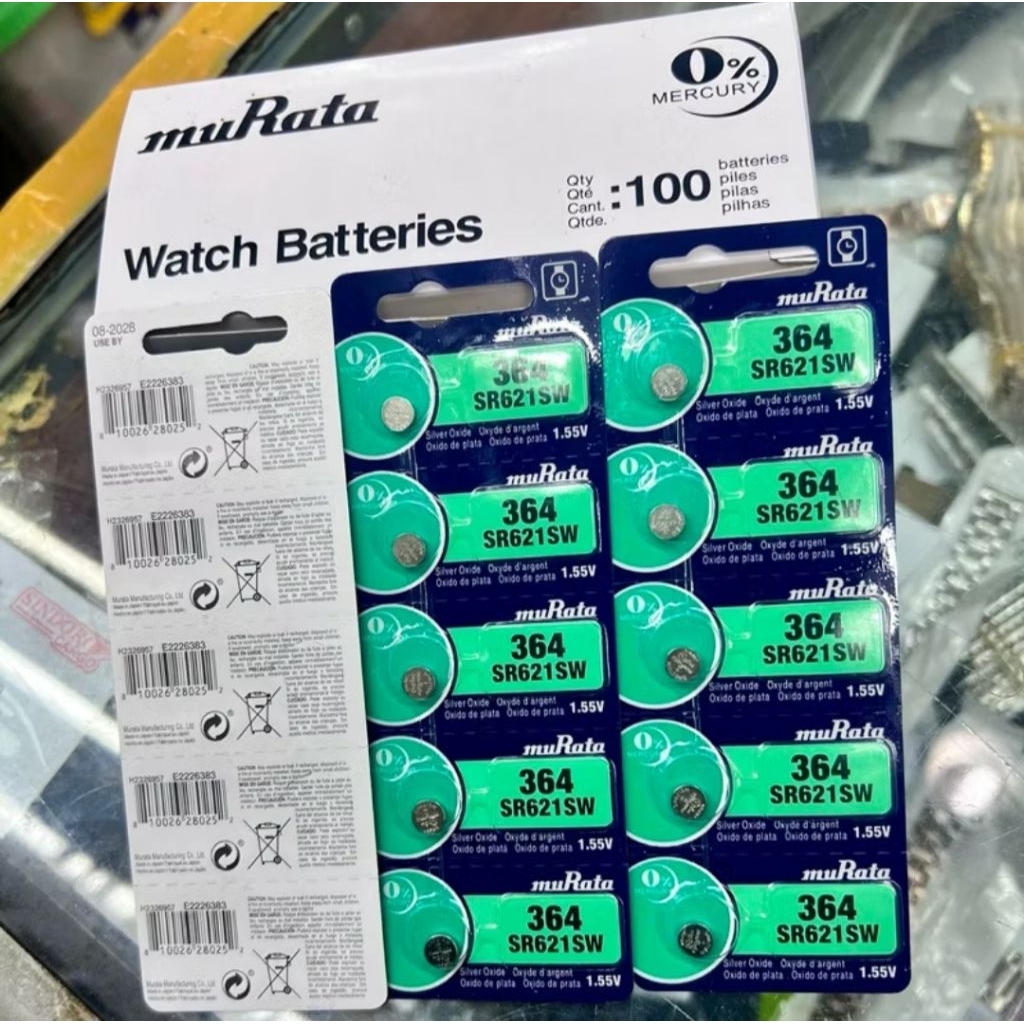 MURATA 621 baterai jam tangan murata 621 / 364 SR 621 SW