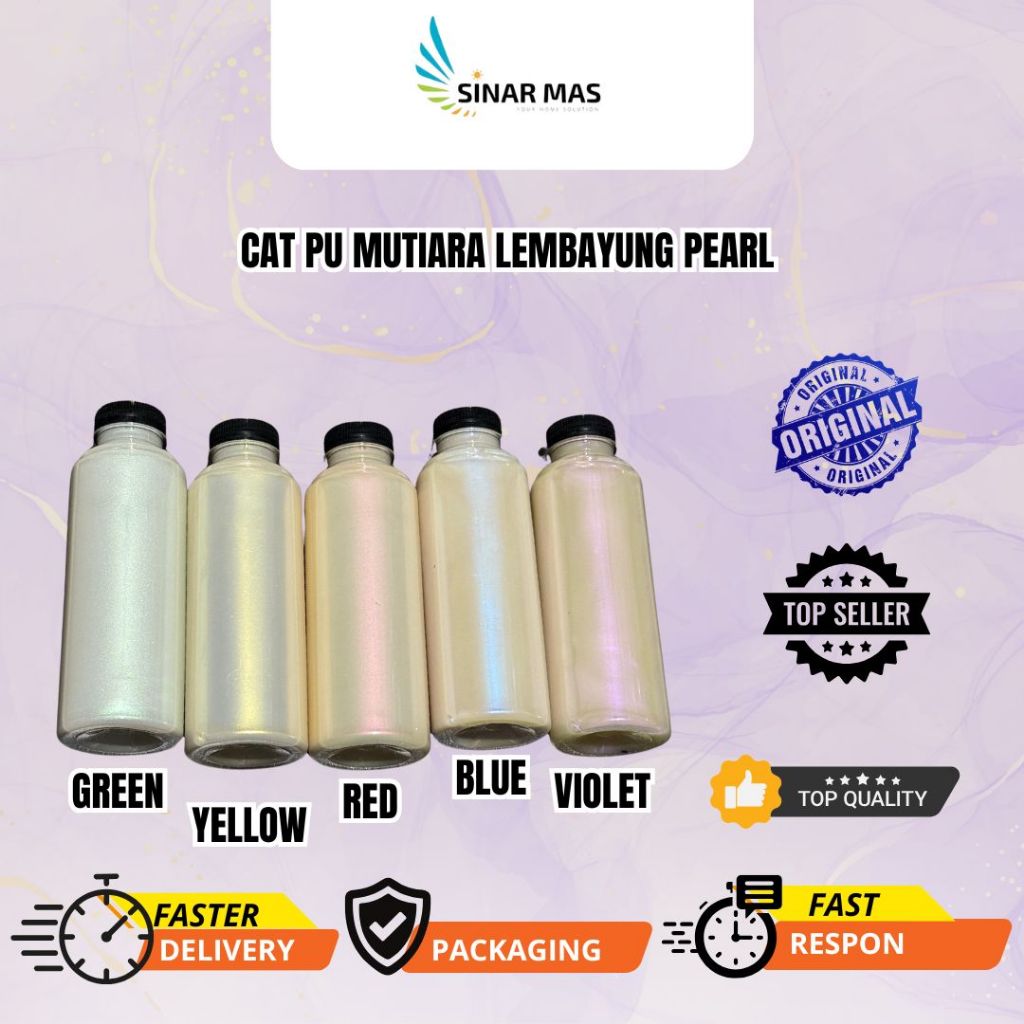 lembayung PU/mutiara lembayung/cat efect lembayung polyuretane/cat pu mutiara lembayung pearl blue/v