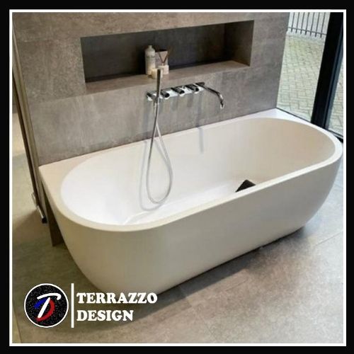 Bathtub sudut minimalis handmade
