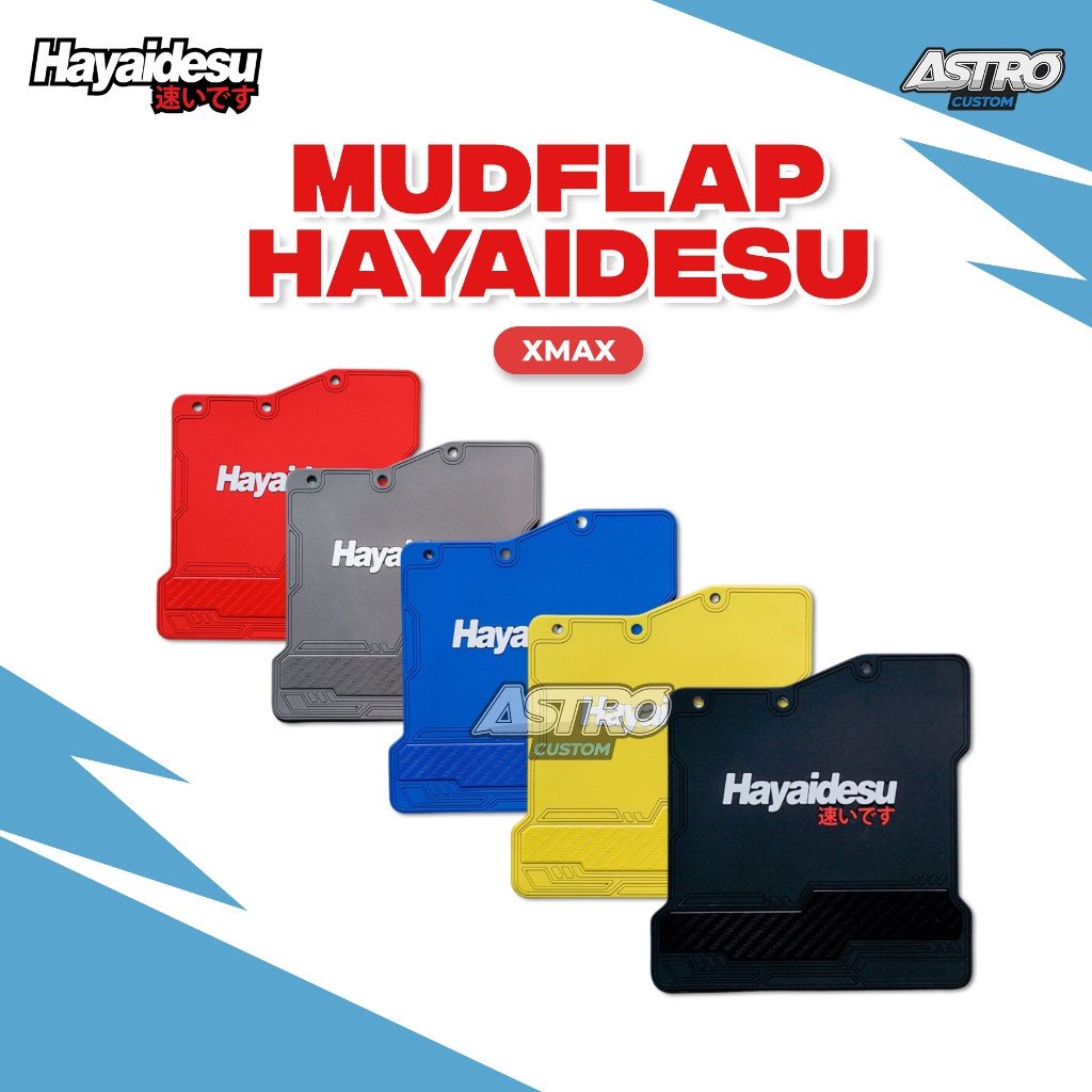Hayaidesu Mudflap Yamaha Xmax 250 Aksesoris Variasi Penahan Lumpur Spakbor Kolong Spakbor Kolong CVT