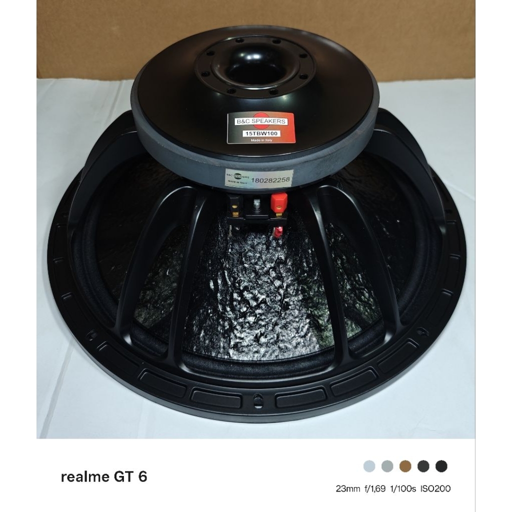 Komponen Speaker / 15 Inch / BNC 15TBW100 / VC 3 IN / 15TBW 100 15 TBW100 TBW 100 Coating Daun Jeruk