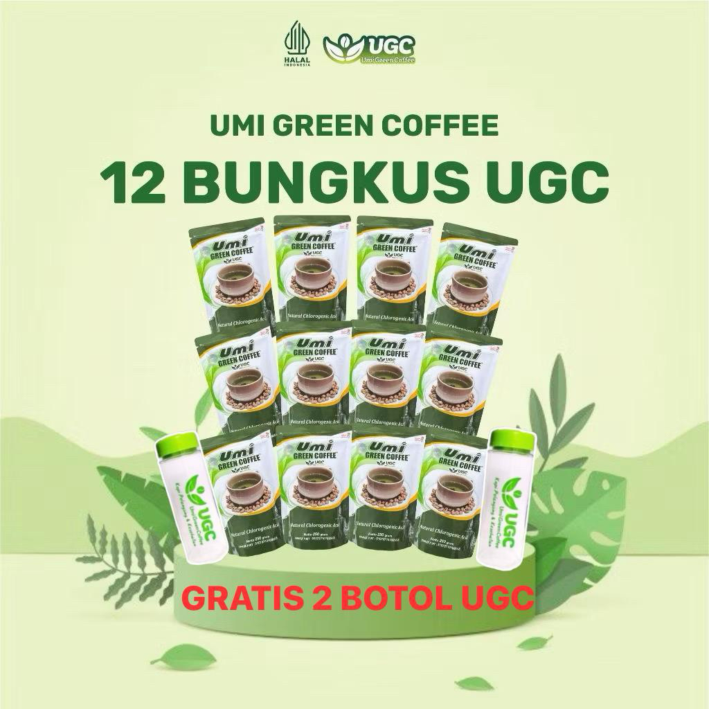 UMI GREEN COFFEE PAKET 12 PCS UGC ORIGINAL 100%