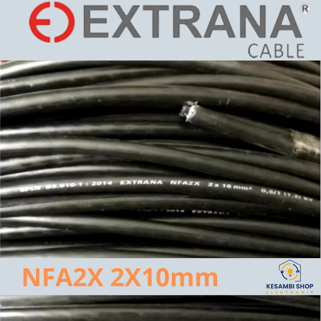 KABEL TWISTED KABEL LISTRIK KABEL PLN [METERAN] NFA2X EXTRANA 2x10 KABEL SR PLN