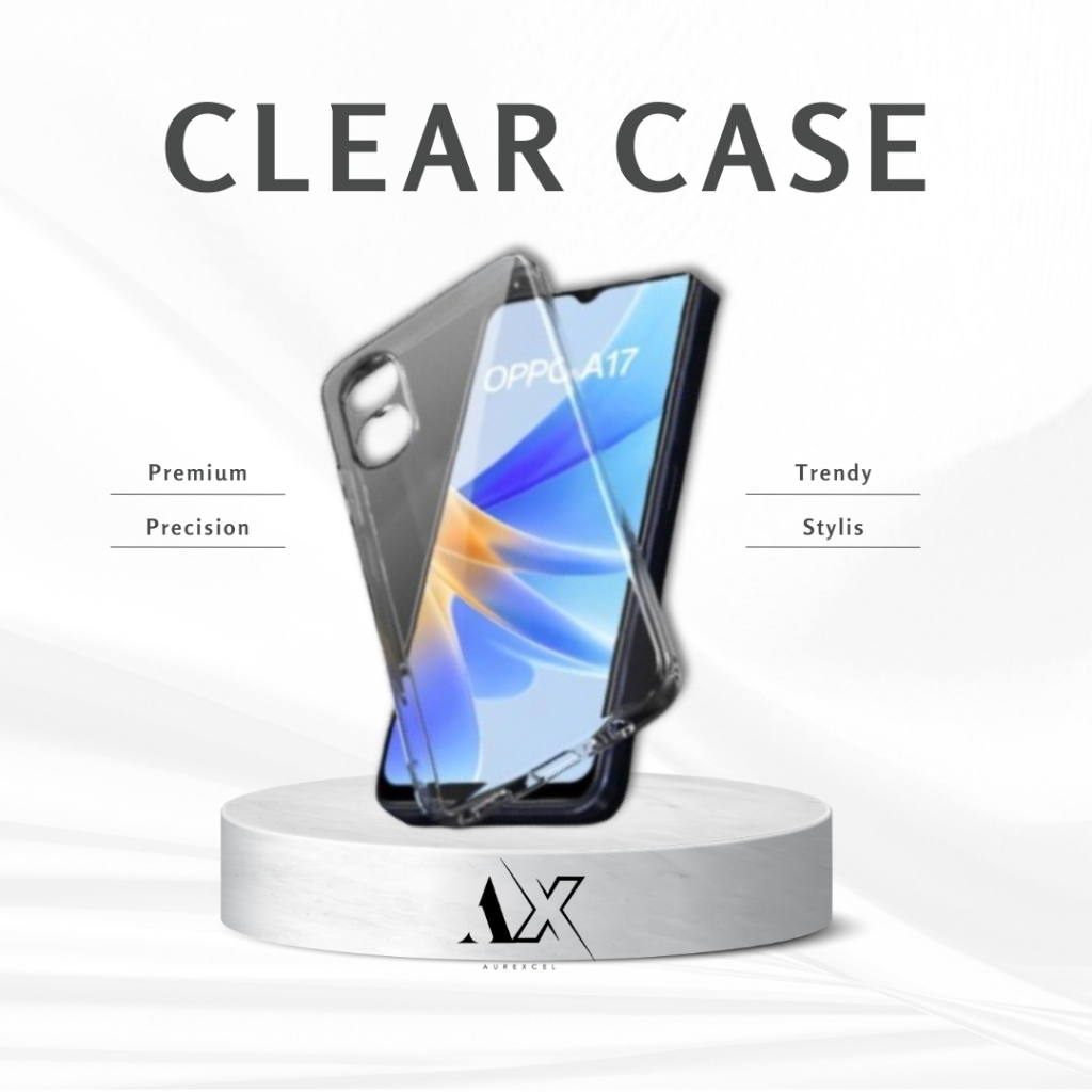 Clear Case Oppo A16 4G / A16K / A16E / A18 / A17 / A15 / A15S / A12E / A11K / A12 / A17K / A16S Prem