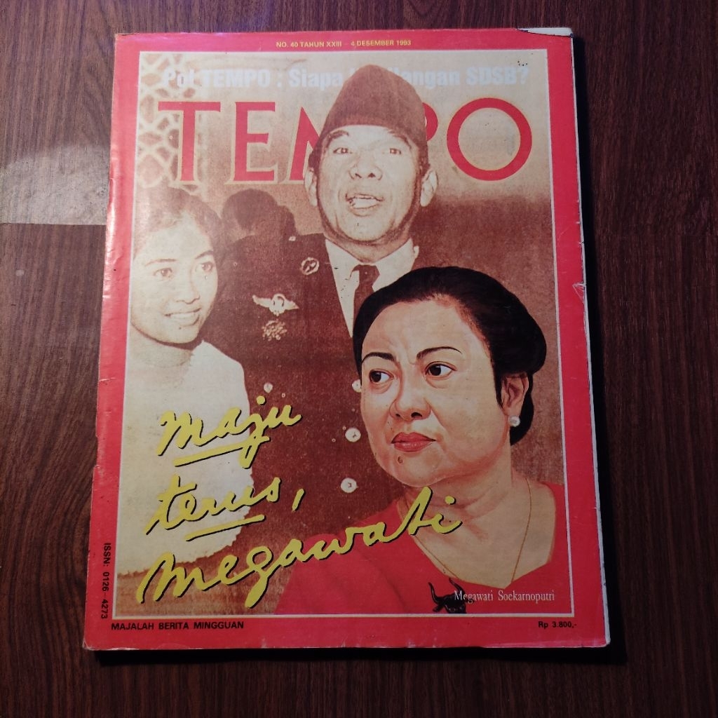 Majalah Tempo 4 Desember 1993 Maju Terus Megawati