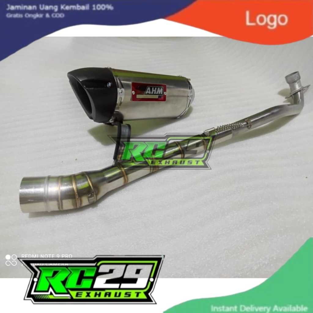 Knlpot racing ahm pro racing supra x 125 supra jupiter z shogun semas titan Vega revo blade