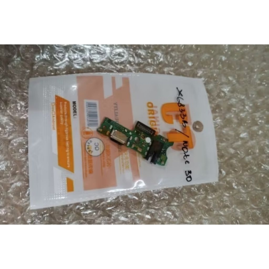 PAPAN CAS/PAPAN PCB CHARGER HP/INFINIX NOTE 30  X6833B  FULL KOMPONEN IC  ORIGINAL