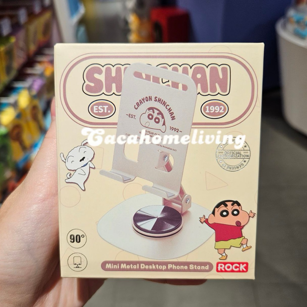 Ohsome x Rock - Mini Metal Desktop Phone Stand / Phone Holder Dorameon & Crayon Shinchan Collection