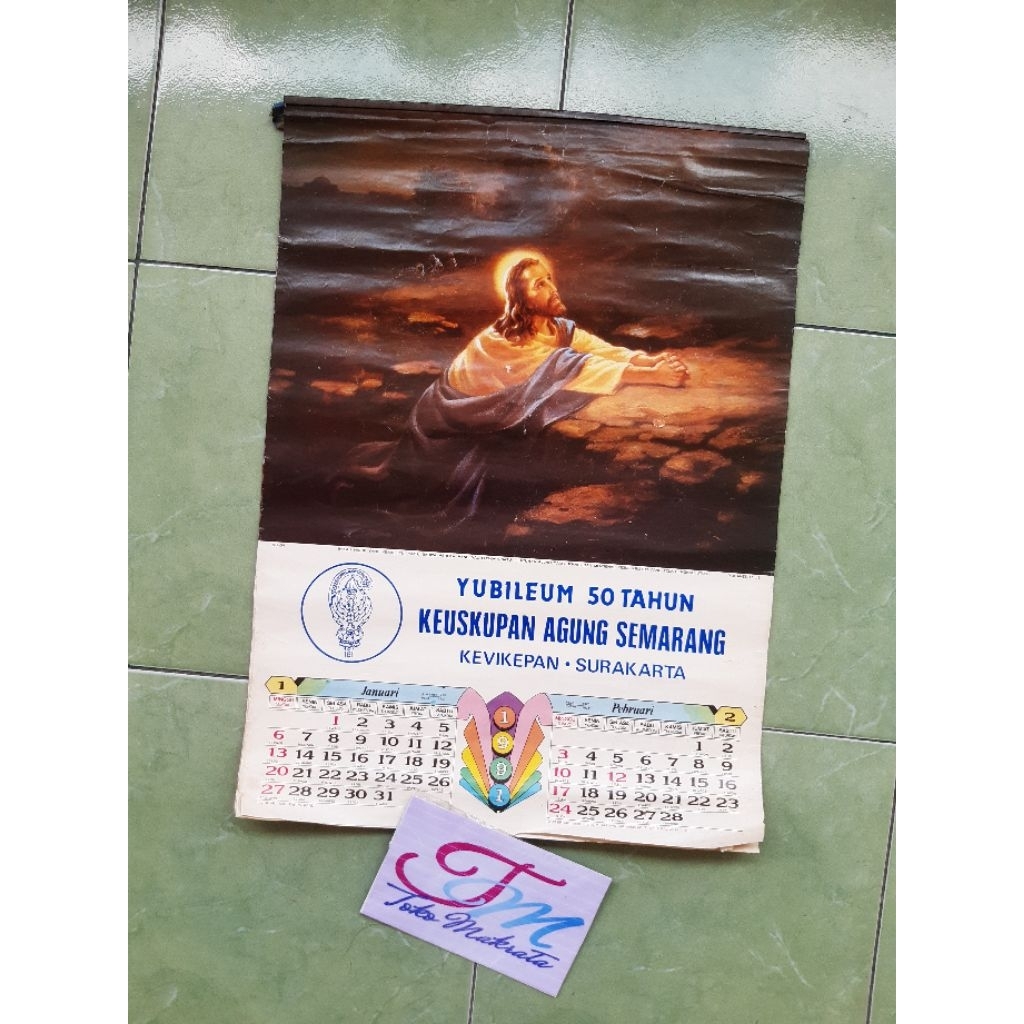 kalender tanggalan agama kristen YUBILEUM 50 TAHUN KEUSKUPAN AGUNG SEMARANG KEVIKEPAN SURAKARTA tahu