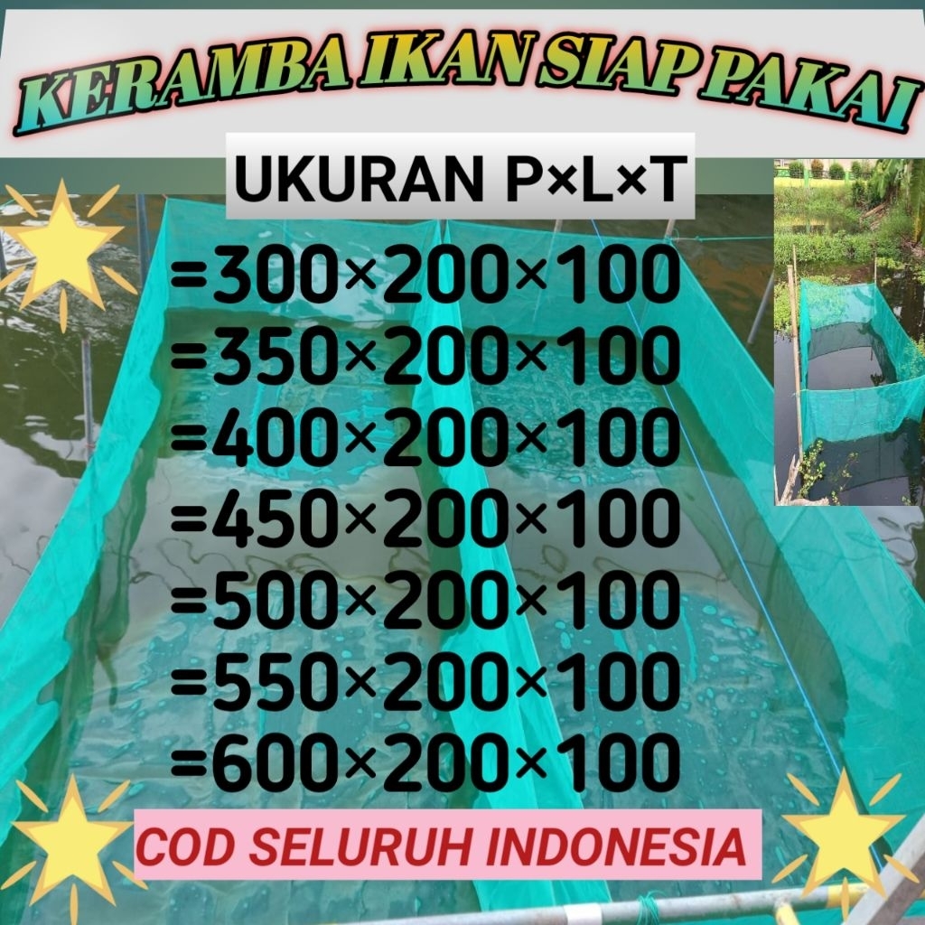 Jaring ikan apung keramba ikan apung siap pakai