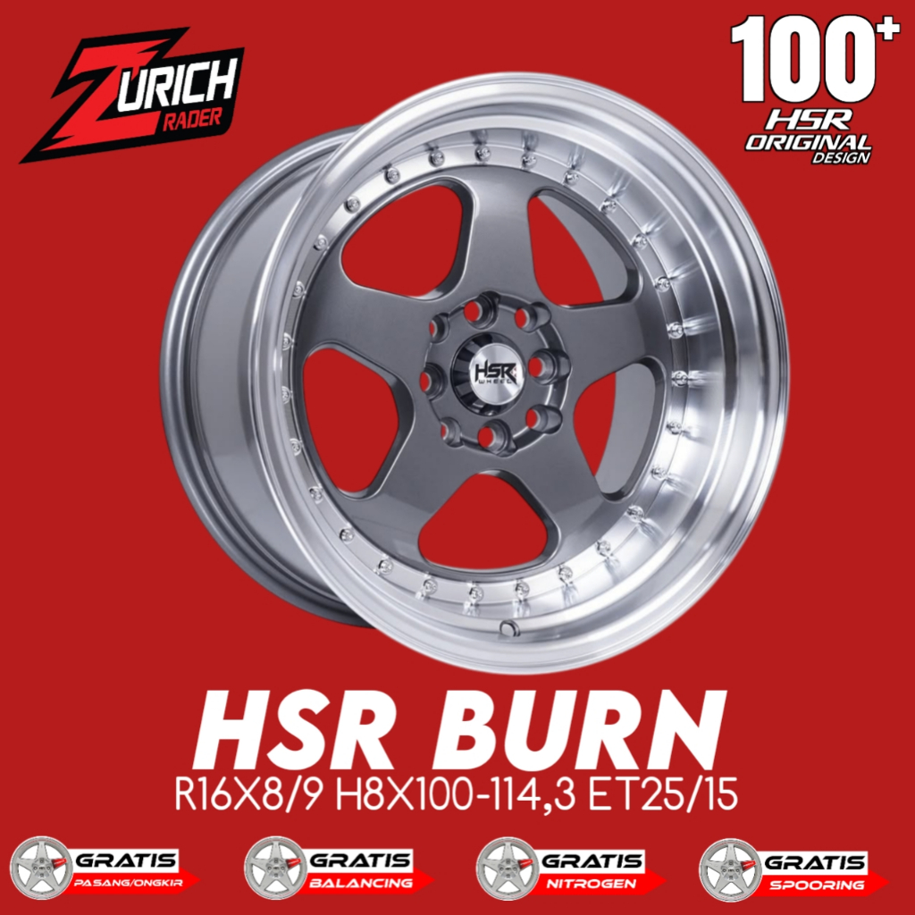 Velg Mobil Celong R16 Yaris City Freed Agya Vios Livina Avanza Ring 16 Pelek Hsr Wheel Burn