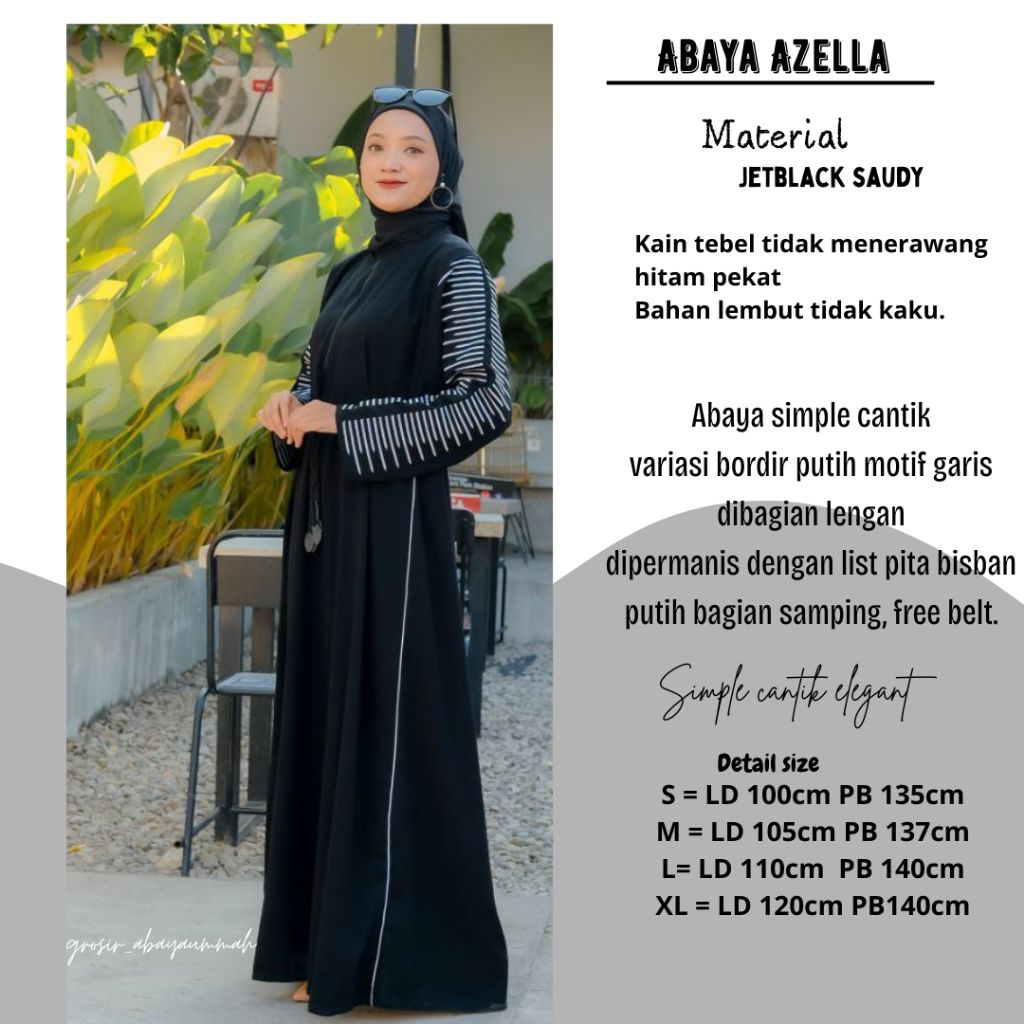 grosir_abaya ummah gamis maxy abaya remaja ABAYA AZELLA abaya saudy