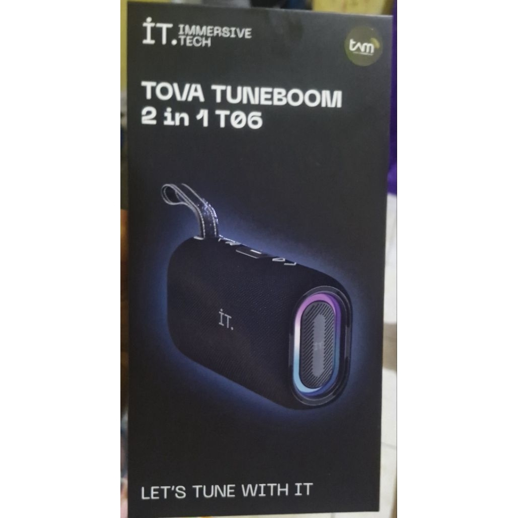TOVA TUNEBOOM 2 in 1 T06 - IMMERSIVE TECH IT (masih segel)