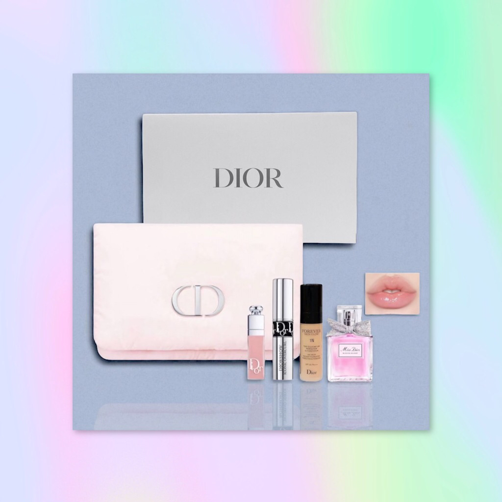Jelita Royal Beauty Shop - Dior Gift Set isi 4items + Pouch Pink