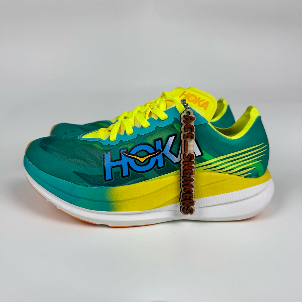 Sepatu Running Hoka One One Rocket X2 X 2 Green