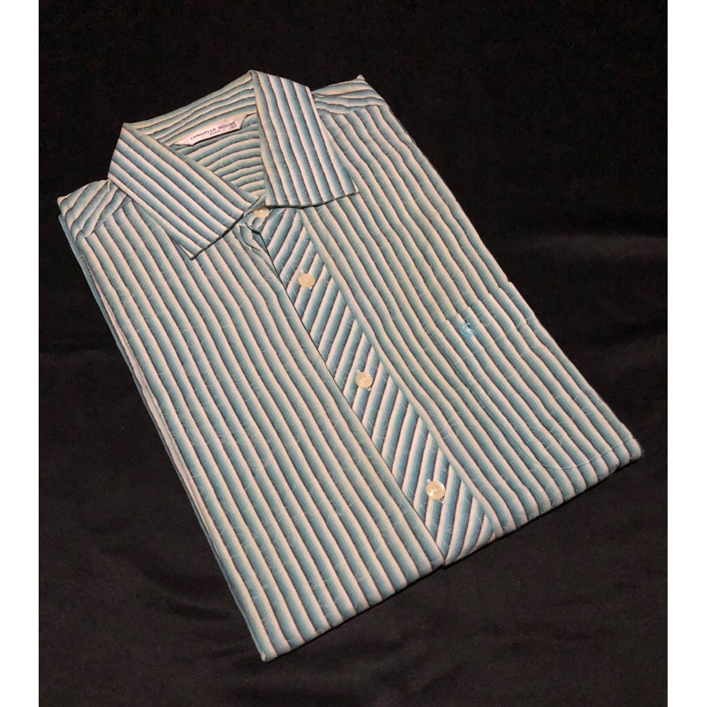 KEMEJA CHRISTIAN AUJARD FORMAL SINGEL POCKET SECOND ORI (L)