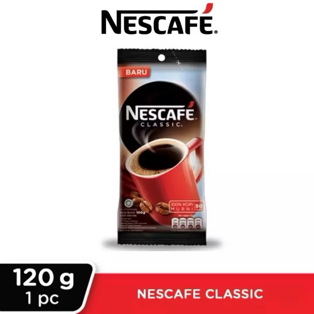 NESCAFE CLASSIC 120 gr Nestle classic  Vending Machine kopi bubuk hitam Nestle Professional BUBUK KO