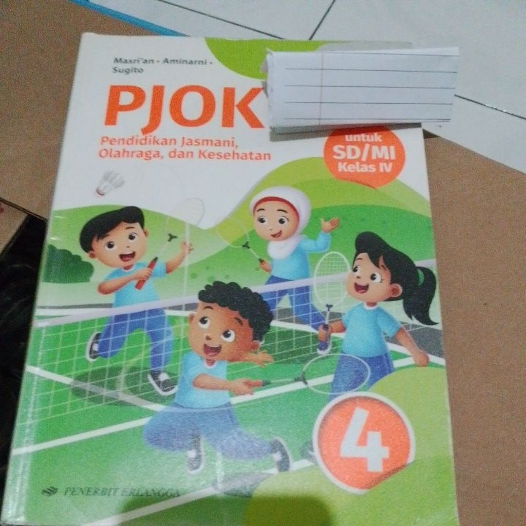 buku pjok kelas 4 sd kurikulum merdeka
