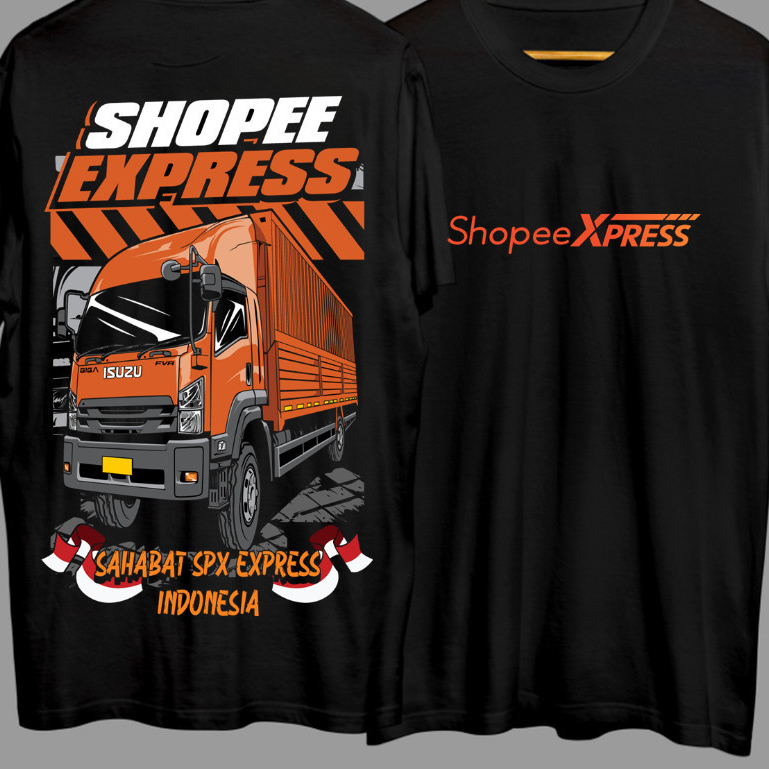 Kaos Tshirt Baju Shope Express SPX Express Sahabat Kurir Indonesia Premium Terbaru