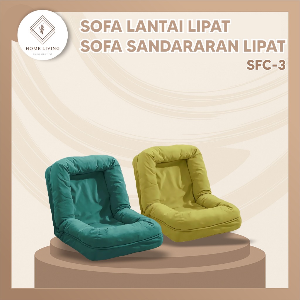 Sofa Lantai Lipat Aesthetic Sofa Lesehan Sandaran Sofa Minimalis Sofa Ruang Tamu Sofa Santai SFC-3