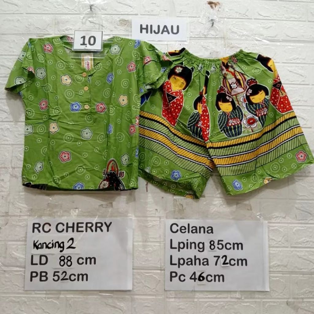 SETELAN PIYAMA REMAJA ANAK PEREMPUAN ABG TANGGUNG DEWASA CELANA PENDEK MURAH BATIK SOLO MURAH SETELA