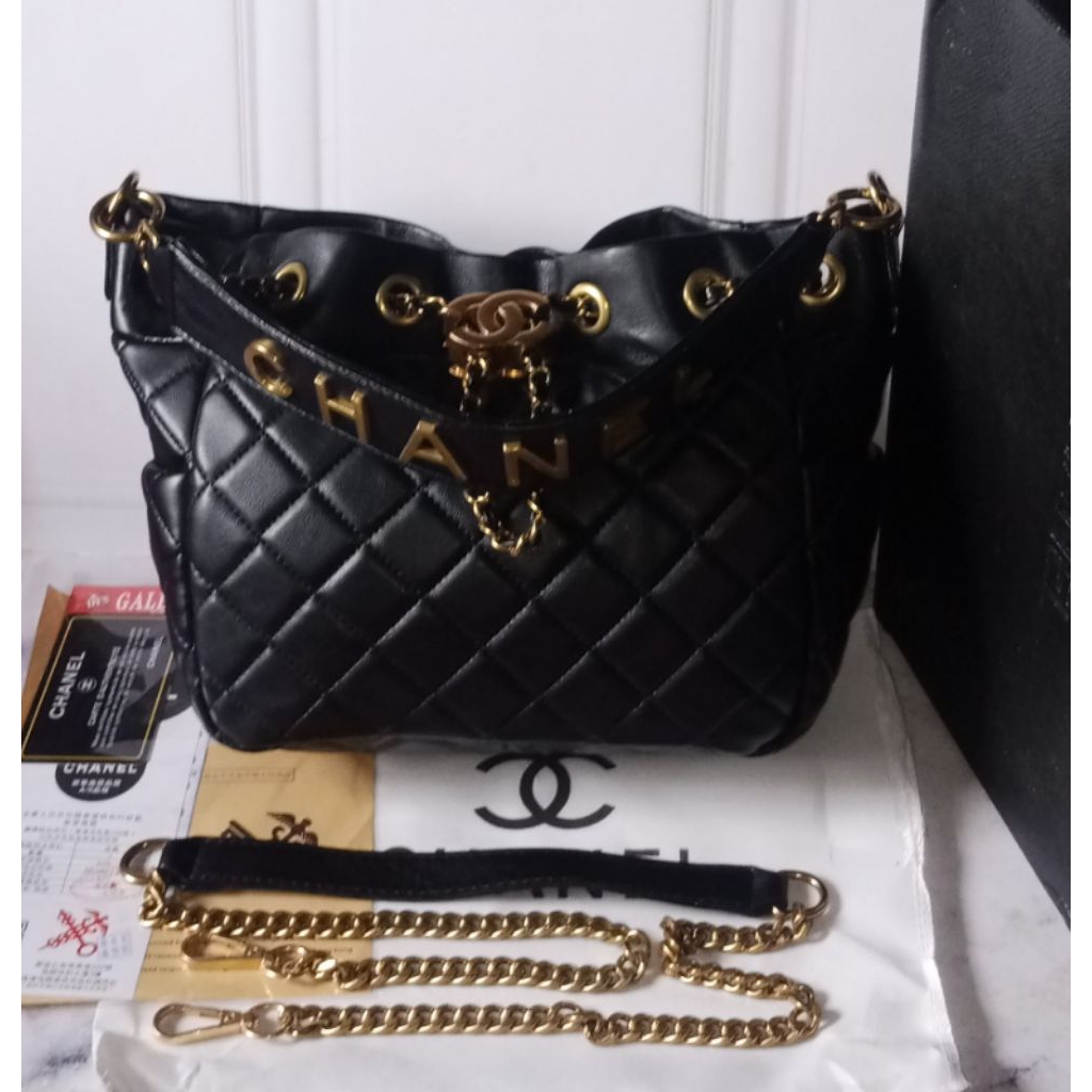 tas fashion selempang wanita//tas cendol serut besar//shoulder bag