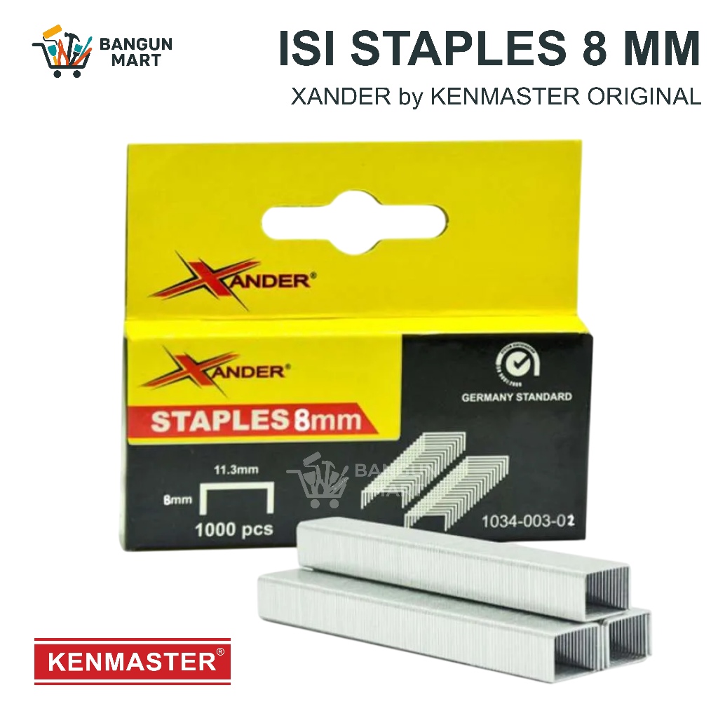 Isi Staples Tembak 8 mm / Xander Untuk uk. 4x14 mm Isi Ulang Straples Staples Stapler Mesin Paku Tem