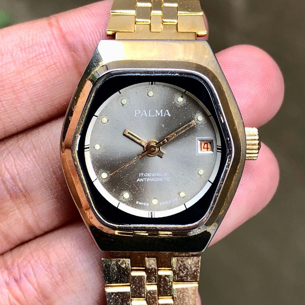 Palma Date 17Jewels Antimagnetic