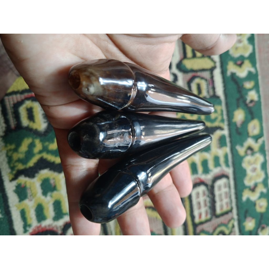 once pipa tanduk kerbau superan bule / hitam bervariasi termurah