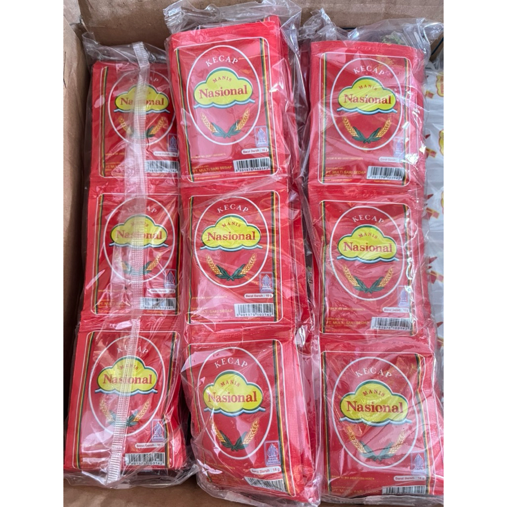 kecap manis nasional sachet satu pak
