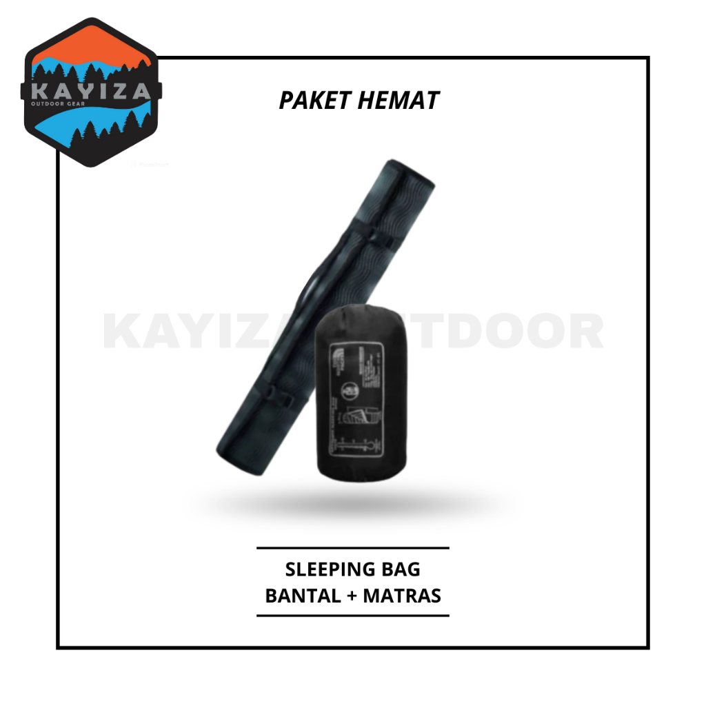 Paket sleeping bag lotto matras camping - paket sliping bag matras - matras sleeping bag - sleeping 