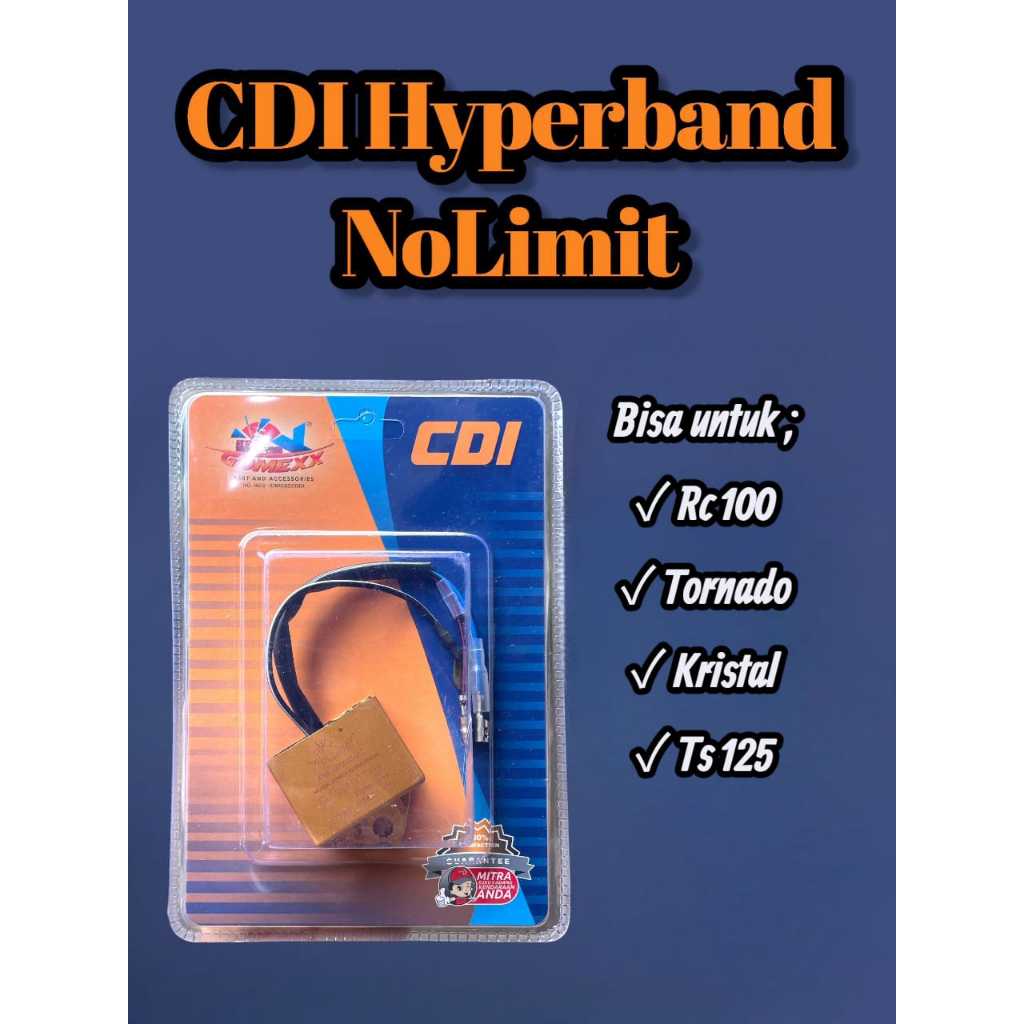 Cdi racing no limit gomexx rc 80 rc100 tornado crystal bravo