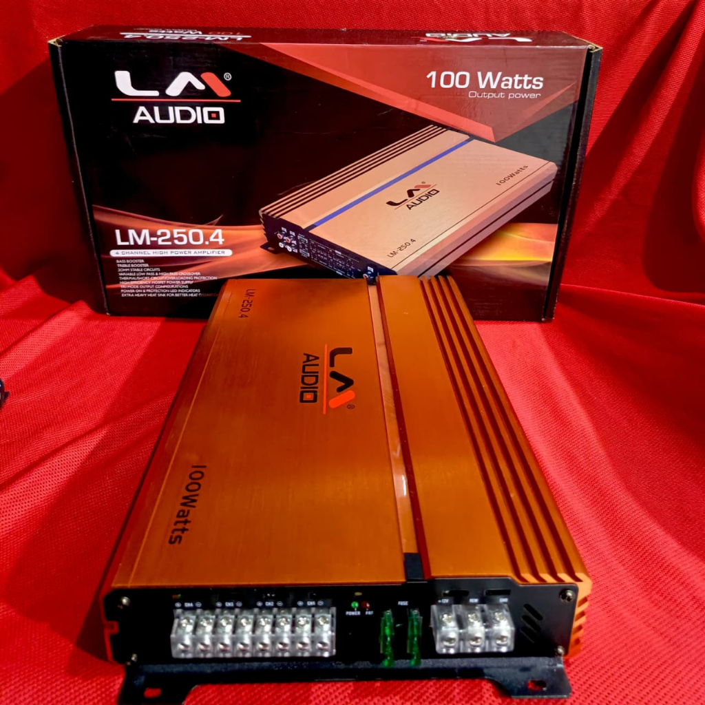 Power amplifier LM AUDIO LM-250.4 / amplifier 4chanel