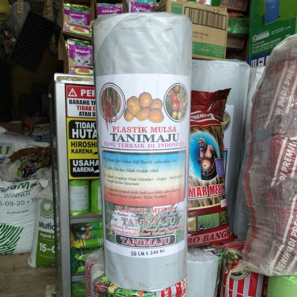 Plastik Mulsa Tani Maju Setengah Roll 120 & 100 Cm