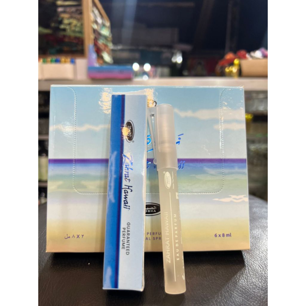 Parfum Zahrat Hawai spray bentuk pulpen Dobha 8ml pen