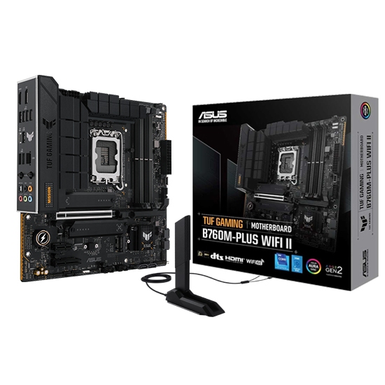 Motherboard ASUS TUF Gaming B760M-PLUS WIFI II (LGA1700, B760, DDR5, USB3.2, SATA3)