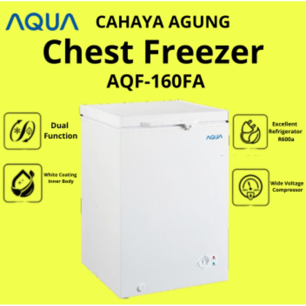 AQUA Freezer Box Chest Freezer AQF-160FA