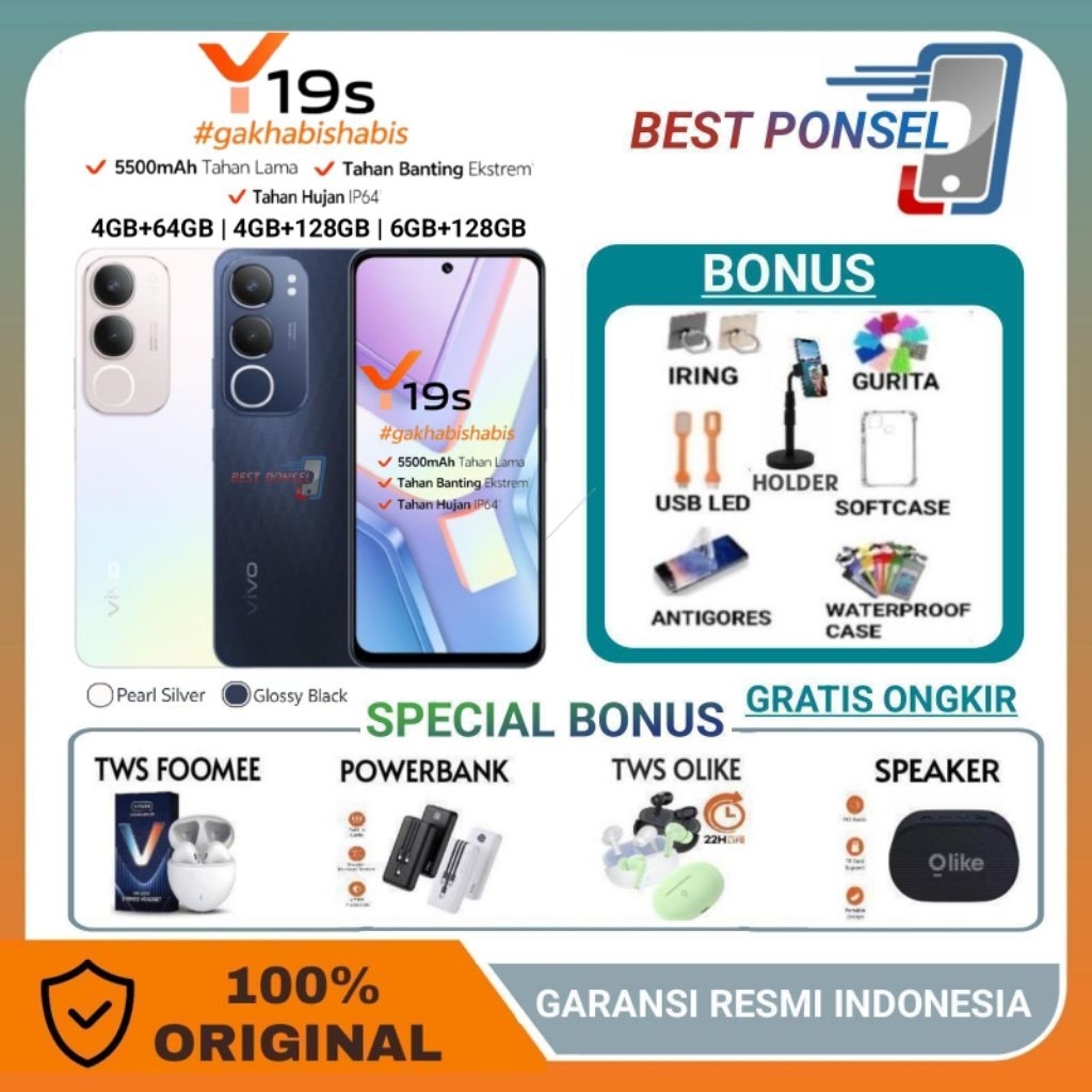 VIVO Y19S RAM 6/128GB | Y19 S RAM 4/128GB | Y19s RAM 4/64 GB | Y17S RAM 6/128 GB | Y19S GT 5G 8/128 