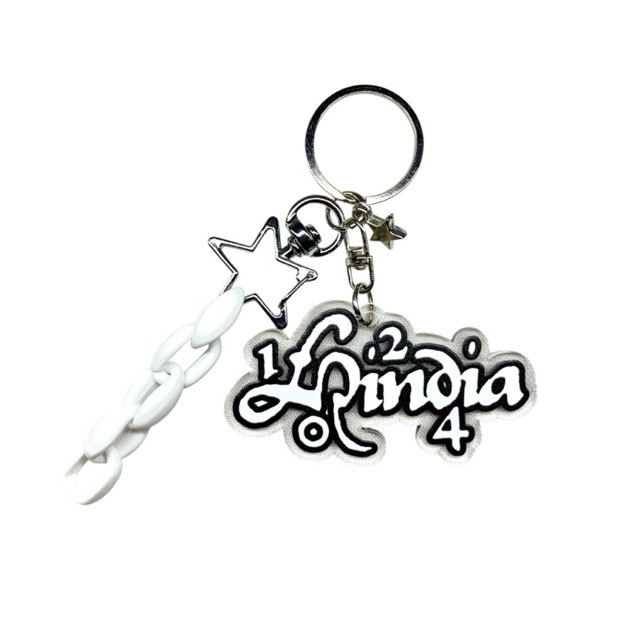 [FREE STIKER] KEYCHAIN HINDIA GANTUNGAN KUNCI HINDIA CHARM HINDIA