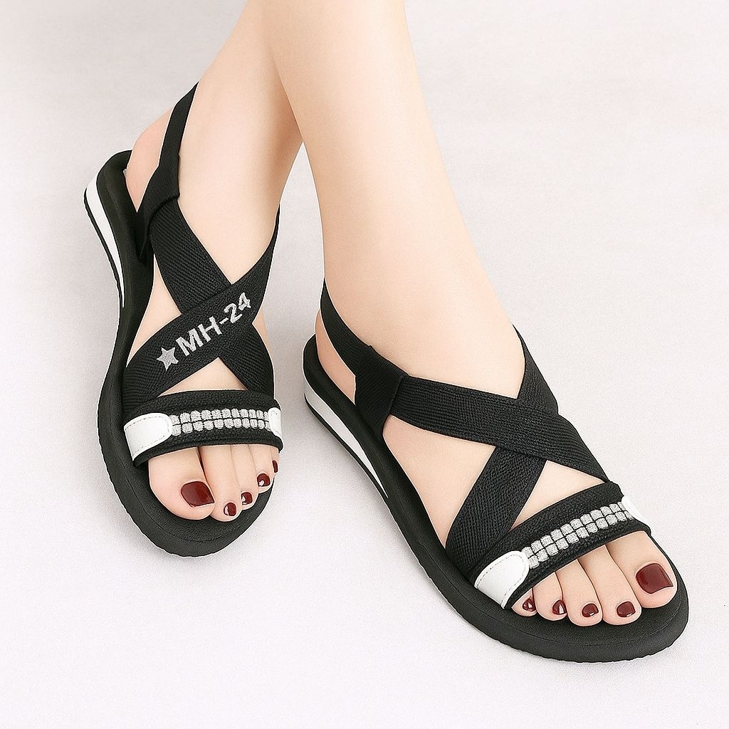 MLH Sandal gunung karet sandal Gunung wanita terbaru sandal wedges wanita