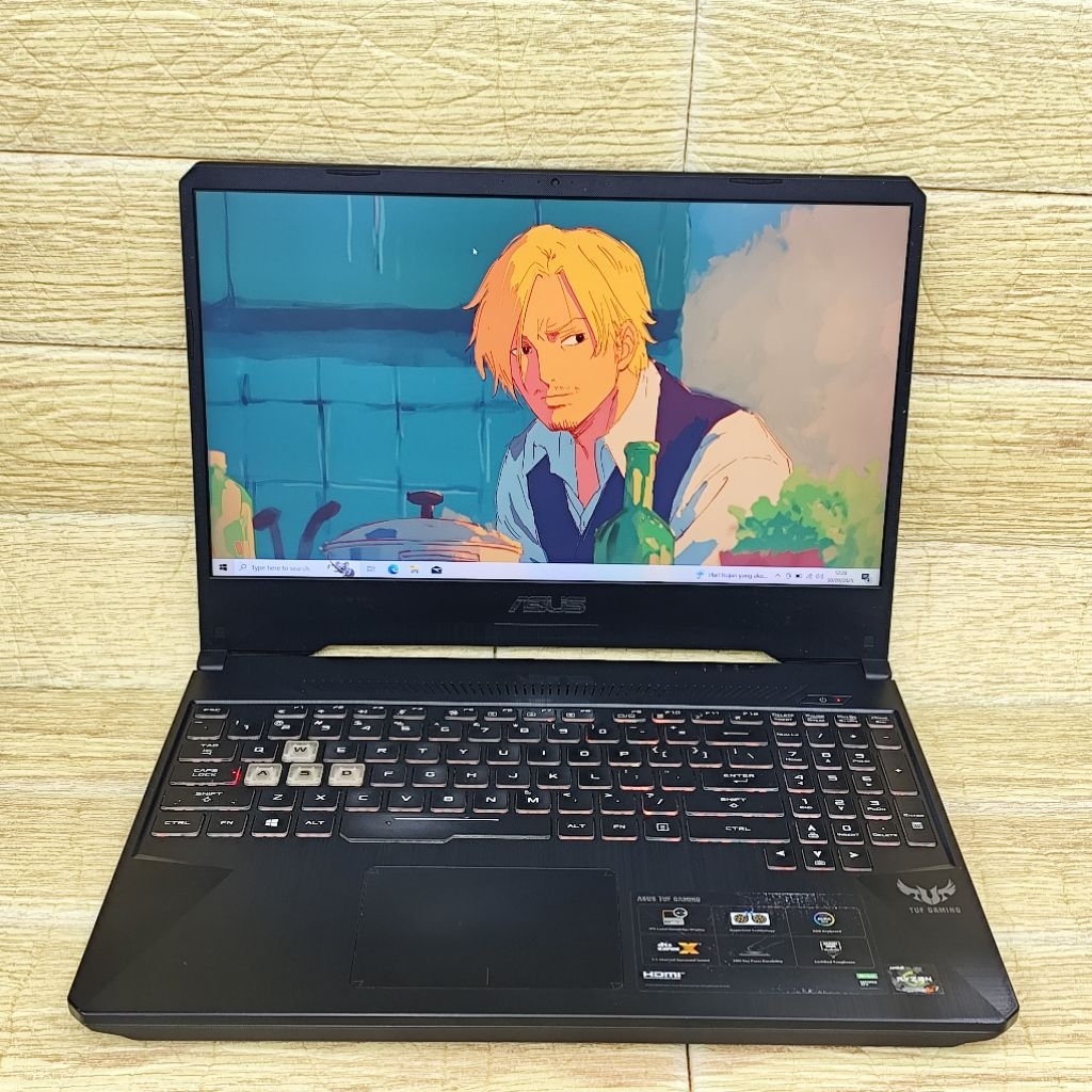 Laptop 2nd GM ASUS TUF FX505DT Ryzen 7 3750H 8GB SSD 256GB HDD 500GB GTX 1650