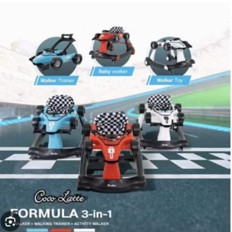 baby walker mobil 3 in 1 cocolatte bekas preloved