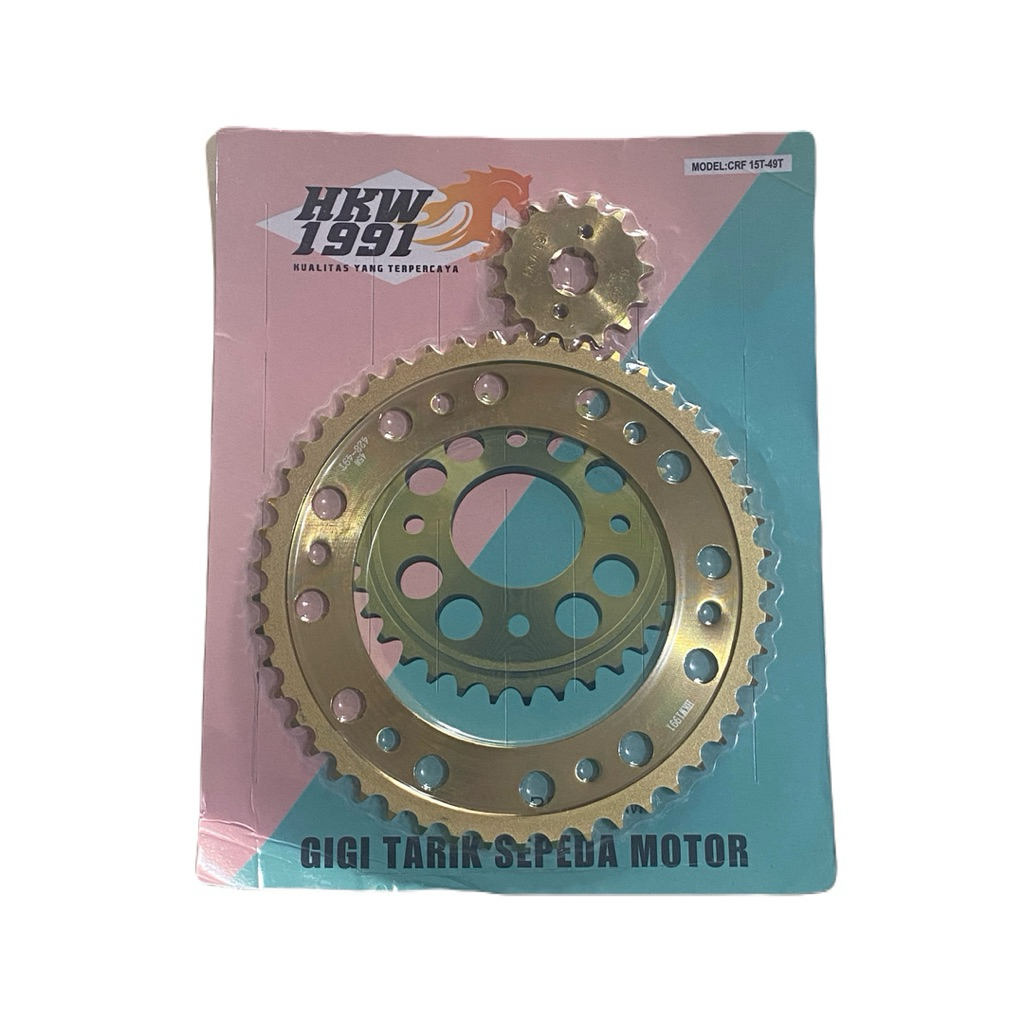 GEAR SET CRF150L 15T/49T HKW1991