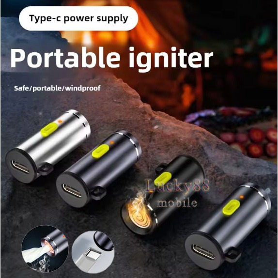 Portable Mini Type C Lighter USB C Igniter Without Battery Electric Lighter for Easy Ignitions in An