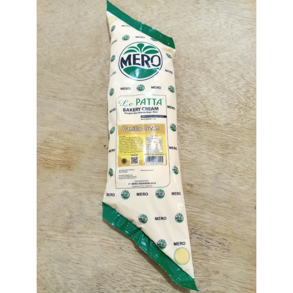 Mero Le Patta Vanilla Cream 1kg / Mero Le Patta