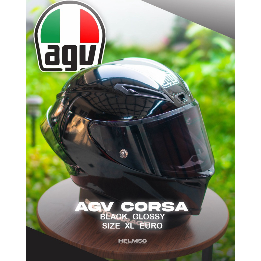 AGV Corsa Black Glossy